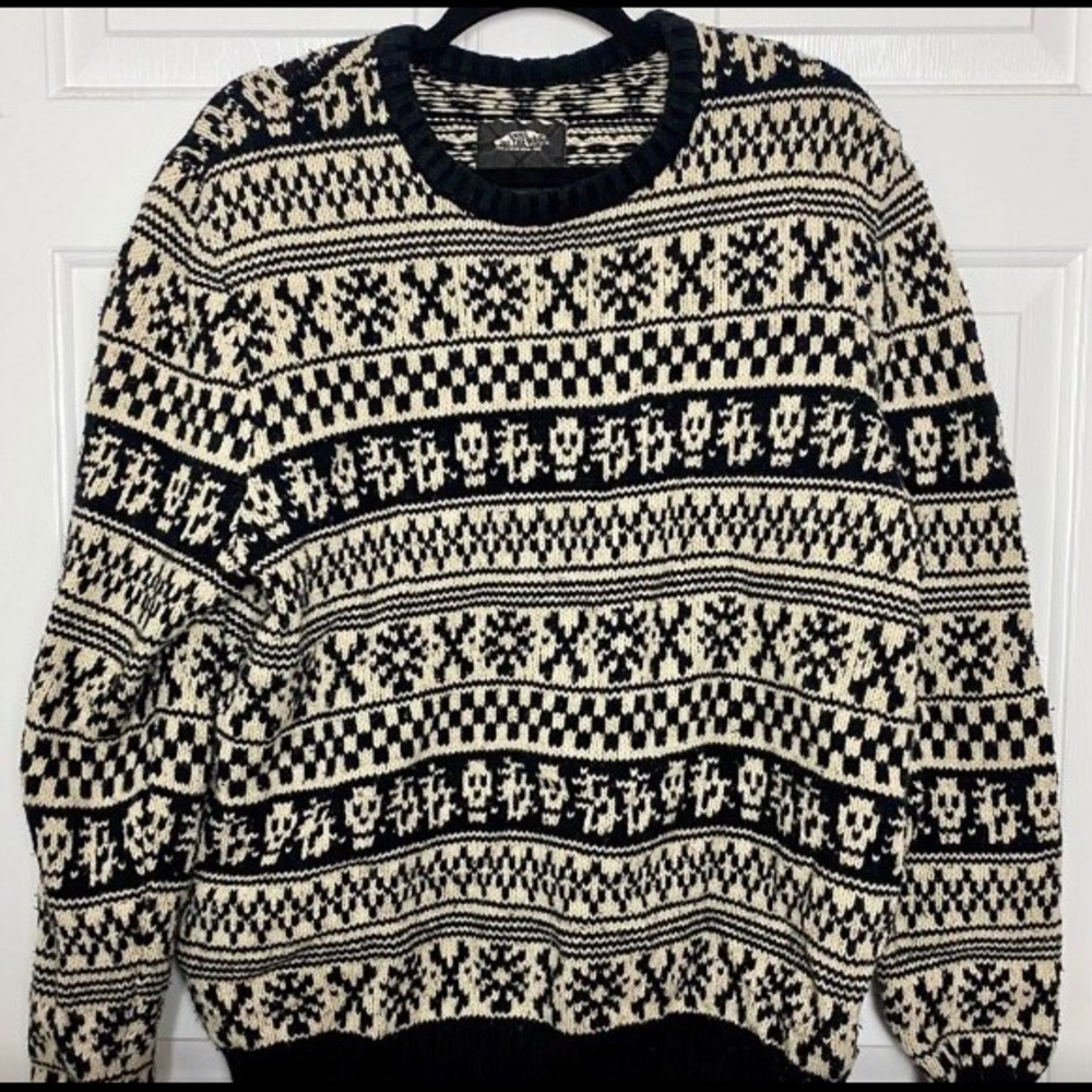Men’s vintage Vans Skull sweater